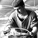 Italienischer Arbeiter im Schamotte-Werk Bonn 1962 (Bundesarchiv_B_145_Bild-F012395-0004, bearb MSchmidt)