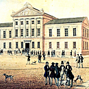 Neue Aula Göttingen um 1837 (CC Wikimedia)