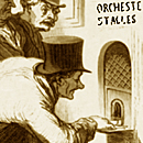 Theaterkasse um 1860 (Daumier, Detail, bearb MSchmidt)