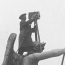 Kameramann auf der Quadriga Berlin 1926 (Bild: Bundesarchiv, gemeinfrei: Wikicommons))