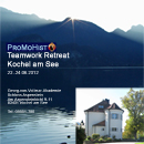 Retreat Kochel Plakat (MSchmidt)